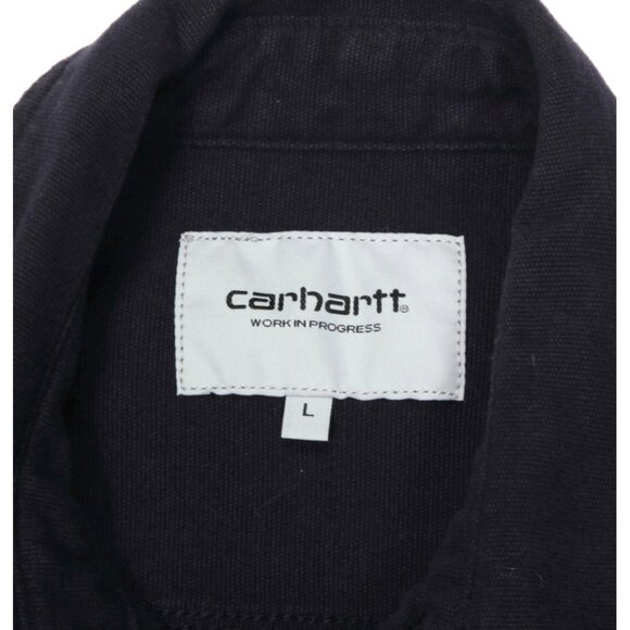 Carhartt WIP LS Tony Shirt Heavyweight Utility Button Down Dark Blue size L /517 - Picture 5 of 5
